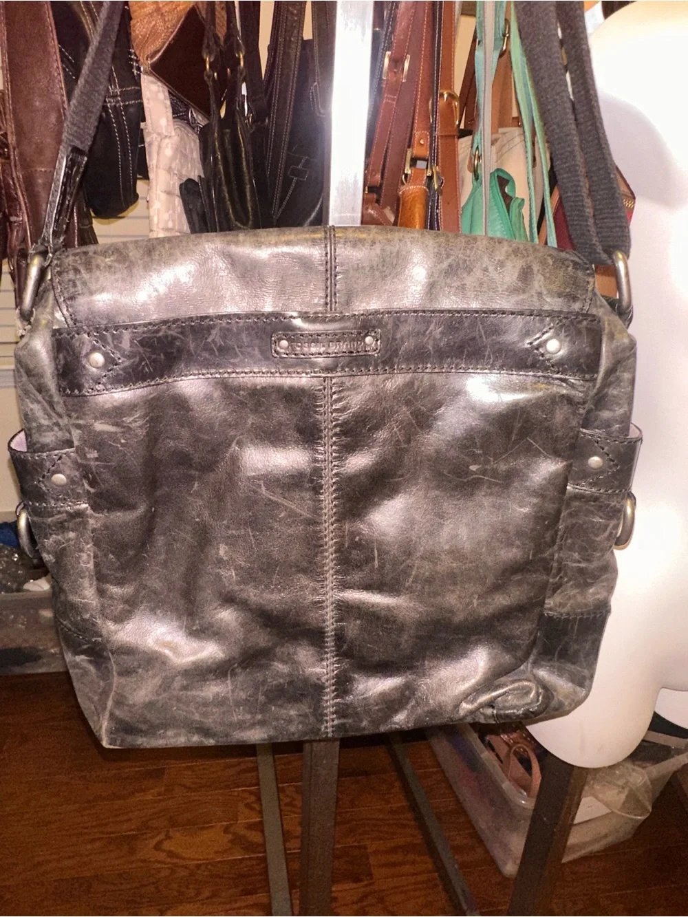 FOSSIL Vintage Computer Messenger Bag